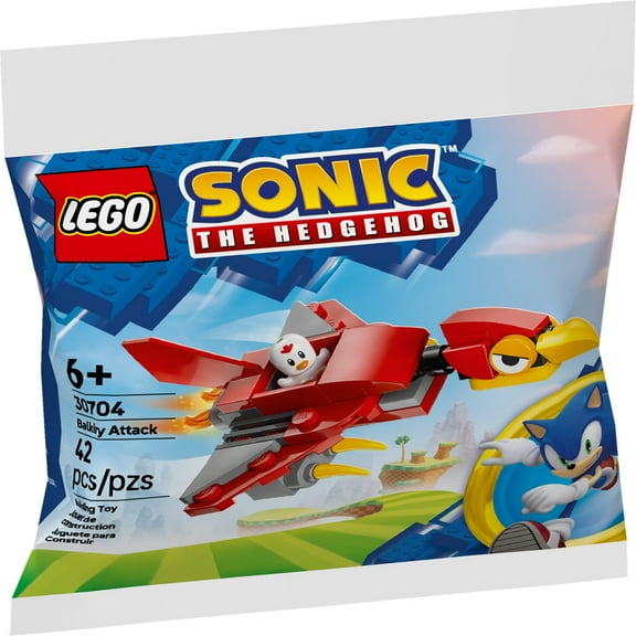 LEGO Sonic the Hedgehog Balkiry Attack Building Set - Includes Mini Clucky Figure and Buildable Balkiry Figure - 30704