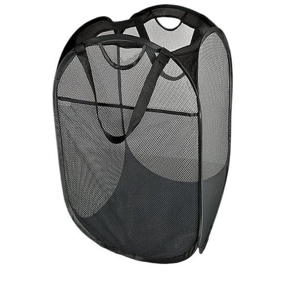 EeaseMX Cesta de ropa plegable cuadrada, cesta para ropa sucia plegable, cesta cuadrada para guardar ropa, contenedor para guardar ropa, color negro