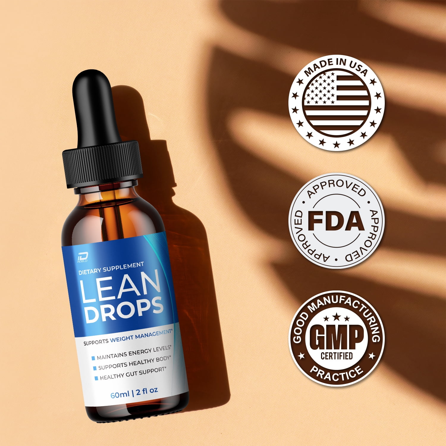 Lean Drops – LeanDrops Extra Strength All Natural Healthy Organic Support, 3 Pack, 3 Month Supply
