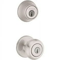 thumbnail image 3 of Kwikset 690 Cove Keyed Entry Knob and Sgl Cyl Deadbolt Combo Pack in SN, 3 of 7