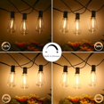 thumbnail image 4 of Guirnaldas de luces para exterior Brightever, 3 colores, regulables, 30 m, con control remoto, 4 of 7