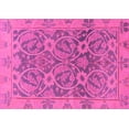 thumbnail image 1 of Ahgly Company Indoor Rectangle Abstract Pink Modern Area Rugs, 2' x 3', 1 of 4