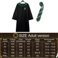 thumbnail image 4 of Magic Robe Cape Capa con capucha para juegos de rol para adultos y niños (Verde 2PCS M) Ndcxsfigh libre de BPA, 4 of 9