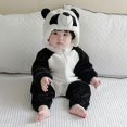 thumbnail image 4 of Cartoon Animal Shape Pajama Unique Shape Loose Long Sleeve Nightshirt for Bedroom [PB], 4 of 5