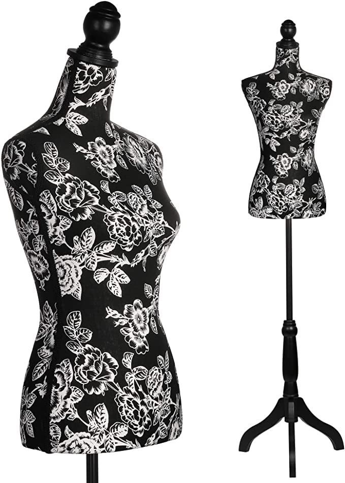 Female Historical Form Mannequin Dress Form Hard Form #FH02BK+BS-04 