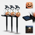 thumbnail image 6 of Solar Halloween Pathway Stake Light Outdoor Garden Yard Decor LED Ground Insert Lamp with Ghost Pumpkin Figure for Walkway Lawn Patio, 6 of 6