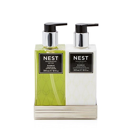 Nest Fragrances Liquid Soap & Hand Lotion Set with Tray (Bamboo