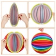 thumbnail image 2 of 4pcs Colorful Paper Lanterns Lamp Shades Festival Paper Lamp Covers Hanging Lantern Decorations, 2 of 9