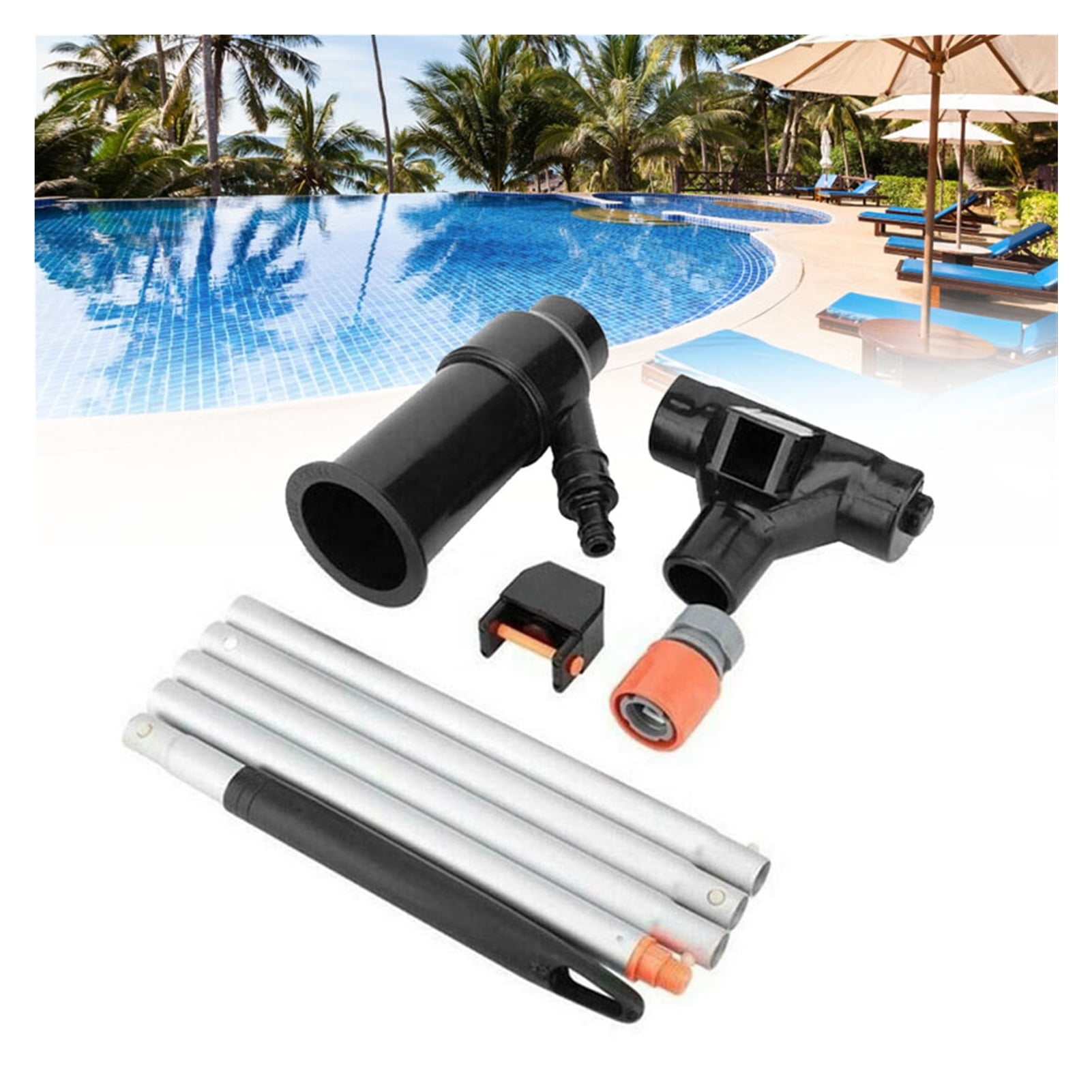 Pool Vacuum Cleaner Swimming Pool Vacuum Connector Inlet Portable Detachable Cleaning Tool Clearance Sale ,Great Suction Power