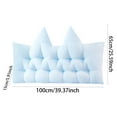 thumbnail image 2 of Size Headboard Pillow with Removable Cover Large Backrest Cushion for Bed Reading Daybed Dorm Bunk Beds Soft Bolster Pillow Back Support Wall Pillow Headboard, 2 of 5
