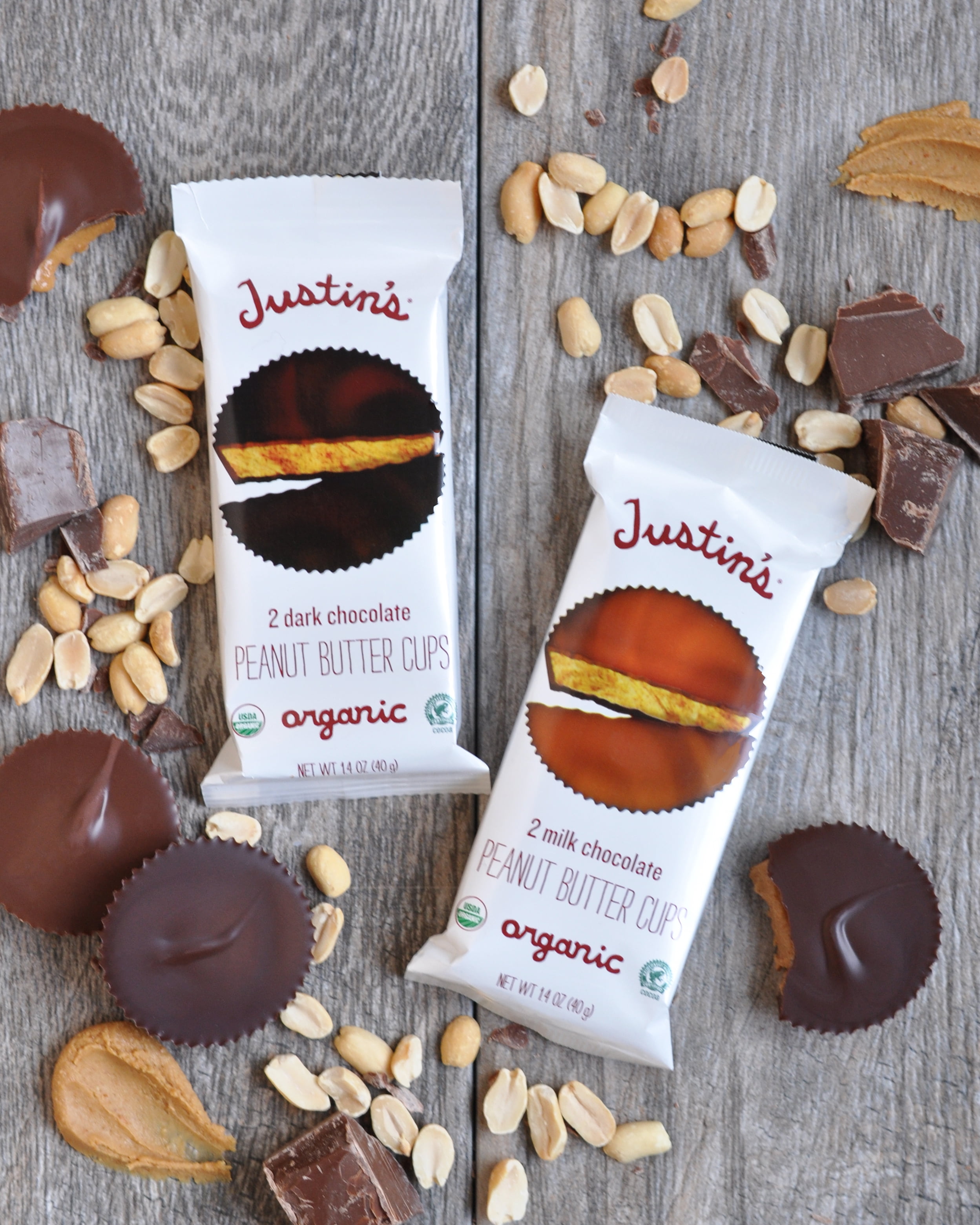 Justin's Organic Milk Chocolate Nut Butter Cups, 1.4oz