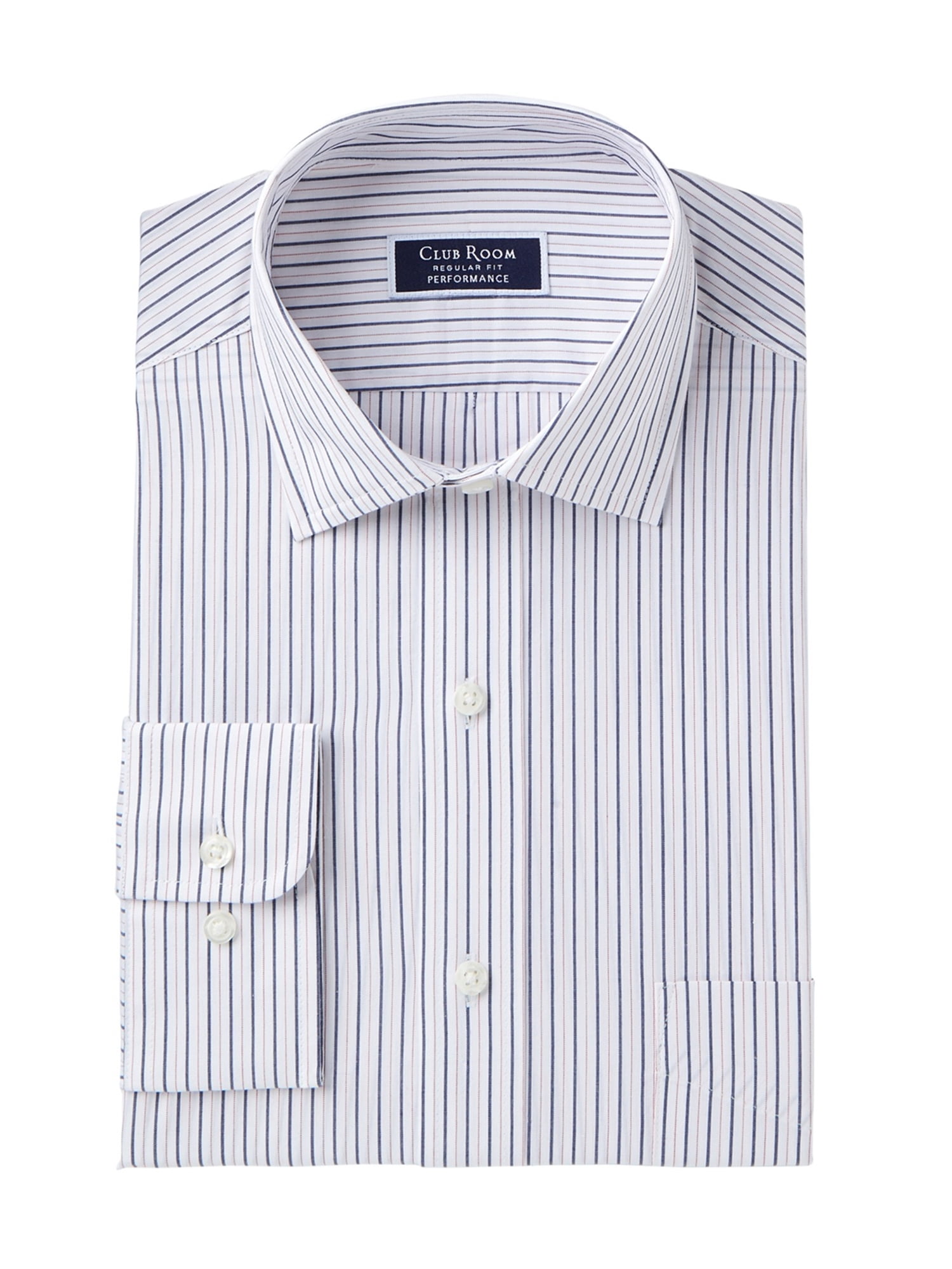 Club Room Mens Wrinkle Resistant Button Up Dress Shirt