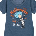 thumbnail image 3 of Dr. Seuss - Halloween Is My Thing - Toddler And Youth Girls Fleece Dress, 3 of 6