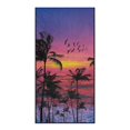 thumbnail image 2 of XYZCANDO Car Seat Towel Cover Keep Seats Clean Seat Cover Towel for Workout Gym Hiking, Car Seat Cover Towel Sweatproof, Sunset with Palm Trees Print, 2 of 11