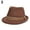 Coffee, variant on Happy Date Unisex Kids Girls Fashion Cool Dance Jazz Pitched Crown Classic Gentle Short Brim Hat Cap Outdoor Fedora Hat