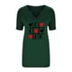 thumbnail image 4 of Fiudx Camisetas para Mujer Blusas con Cuello En V de Manga Corta con Estampado Informal a La Moda para Mujer, 4 of 5