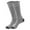 czb# Grey1680, variant on CUZIBR Socks For Women Warm Knitted Ribbed Stockings Leg Warmers Solid Color Winter Thermal Thick Cover Boot Liners Breathable Lightweight Footwear,Black,One Size