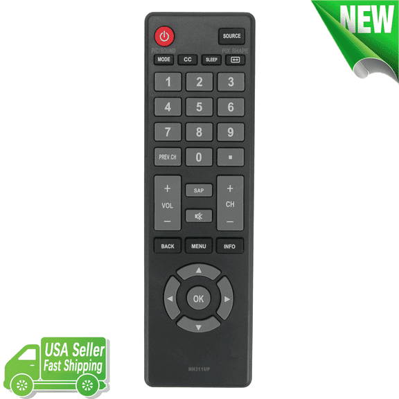 New Remote Control NH311UP for Sanyo Smart TV FW32D06F-B FW40D36F FW43D25F FW50D