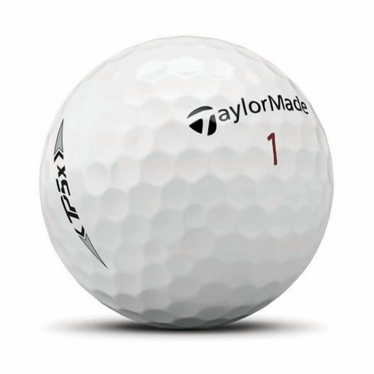 TaylorMade TP5X Urethane Golf Balls, 12 Pack, White, 5-Layer
