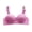 Purple, variant on FhsagQ Bra Plus Size Bras for Women with Underwire No Steel Ring Thin Women Bra Hole Lace Breathable Gathers Underwear Comfort Bra Bras for Women Plus Size Underwire Black B