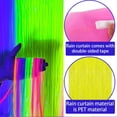 thumbnail image 4 of Dserhfy Metallic Tinsel Foil Fringe Curtains Colorful Iridescent Tinsel Streamer Backdrop Decor for Wedding Birthday Neon Party Decoration, 4 of 8