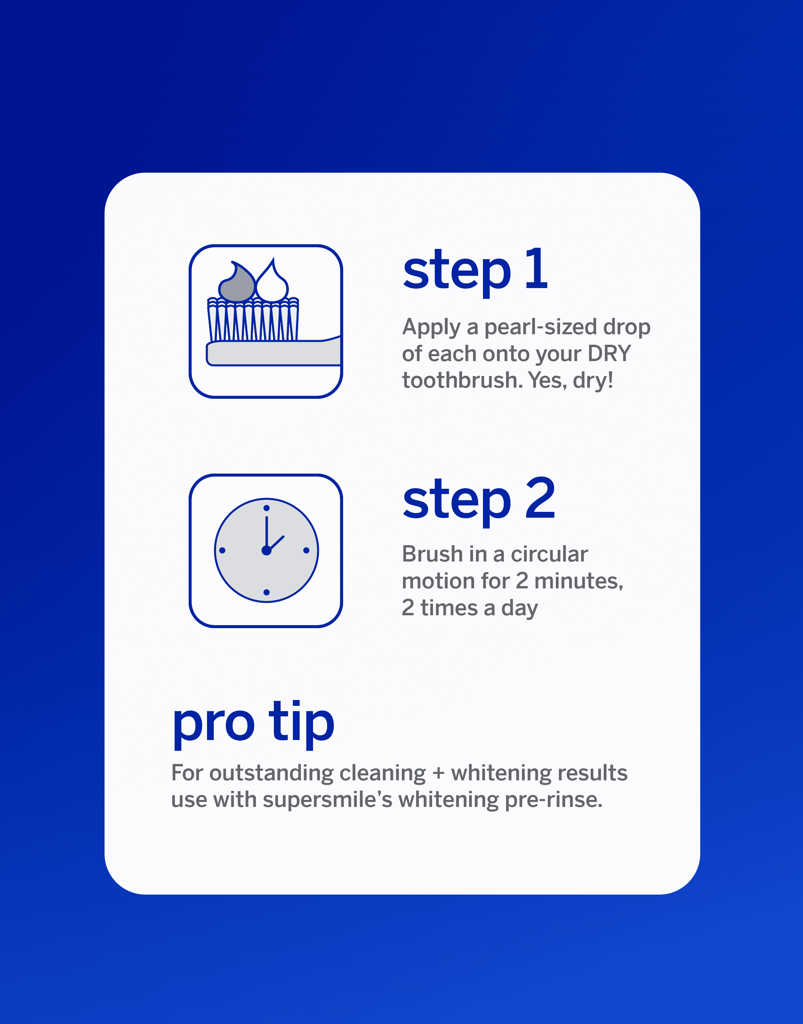 Supersmile Professional Teeth Whitening System with Whitening Toothpaste and Accelerator
