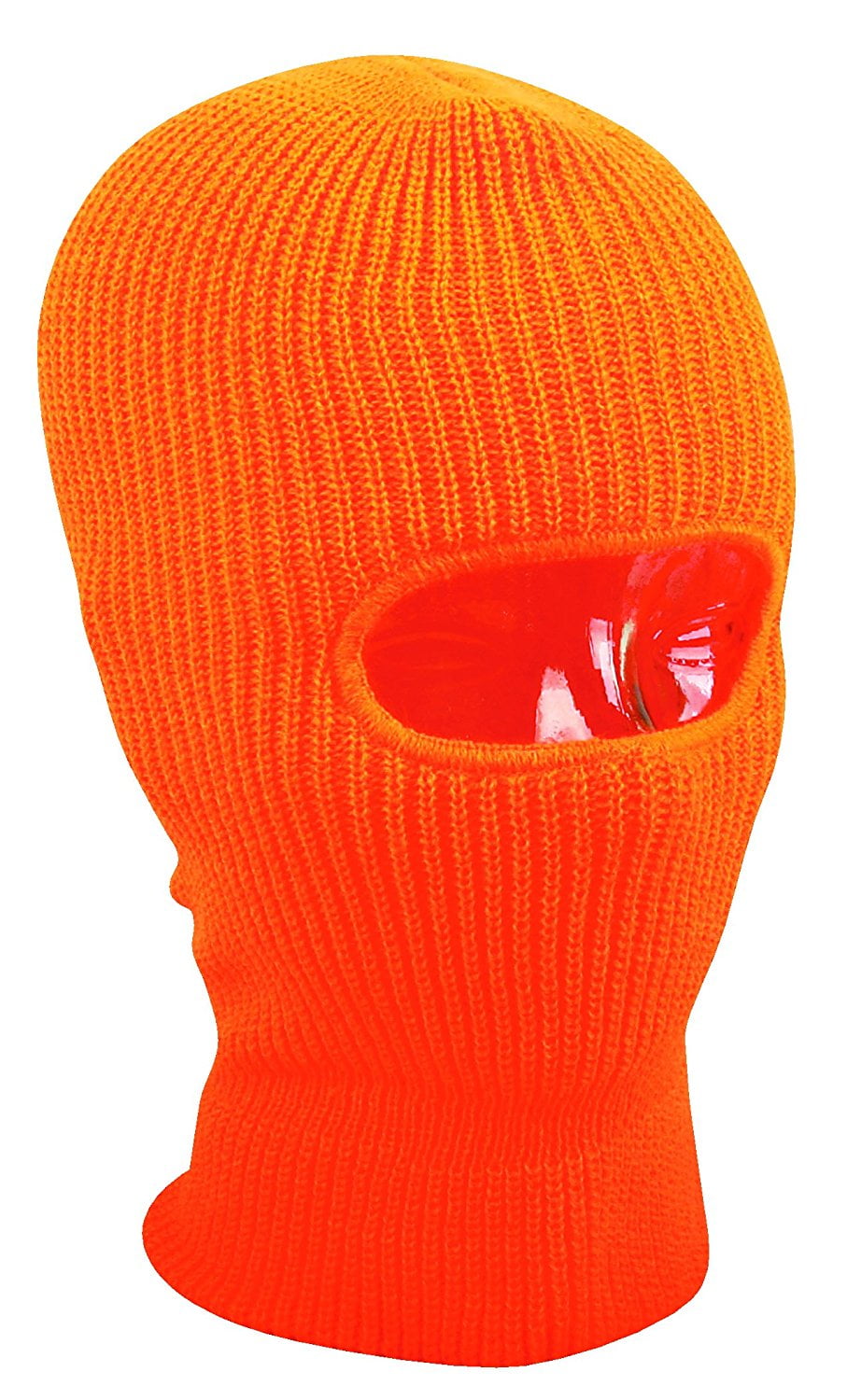Knit Face Mask w Eyeholes Blaze by