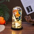 thumbnail image 2 of Halloween Plastic Cover Pumpkin Flower Bouquet Night Light Holiday For Tabletop Party & Home Atmosphere, 2 of 5
