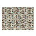 thumbnail image 1 of Colorful Cutting Board, Forest Animals and Foliage Pattern with Fox Wolf Snail and Mosquito Cartoon Jungle, Decorative Tempered Glass Cutting and Serving Board, Small Size, Multicolor, by Ambesonne, 1 of 1