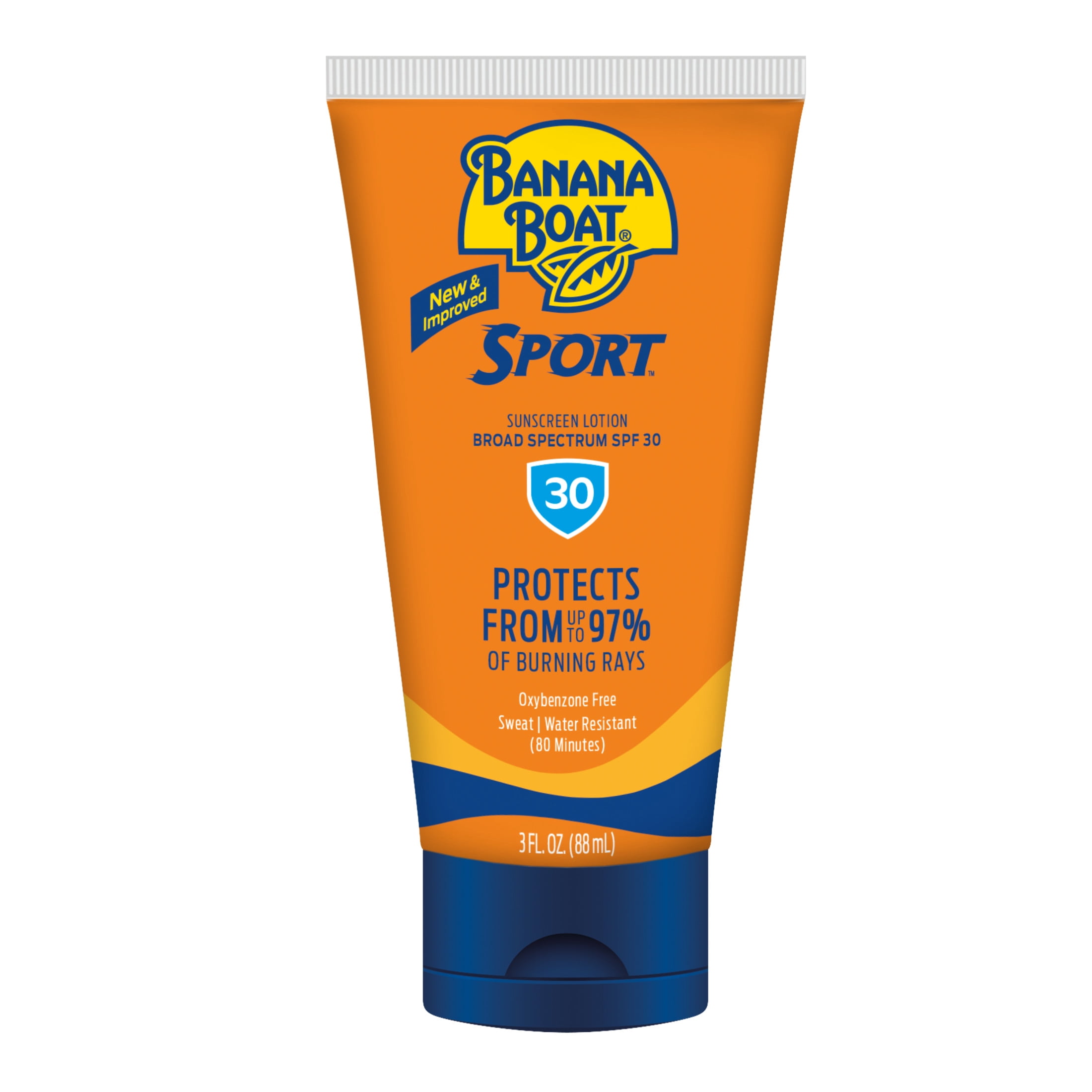 (3 pack) Banana Boat Sport Ultra SPF 30 Sunscreen Lotion, Travel Size 3oz