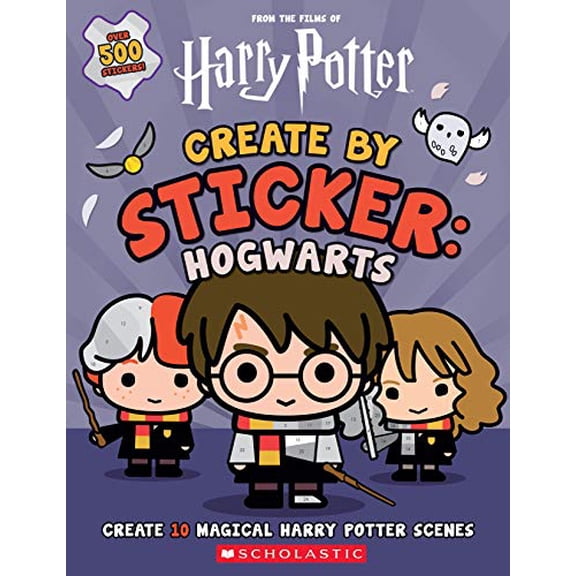 Pre-Owned Harry Potter: Create by Sticker: Hogwarts (Paperback) 1338597558 9781338597554