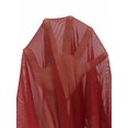 thumbnail image 6 of Womens Red One Shoulder Maxi Dress With Metal Buckle Detail And Mesh Hem, 6 of 8
