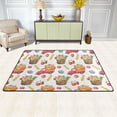 thumbnail image 2 of SKYSONIC 36x24in Autumn Harvest Truck Area Rug, Thanksgiving Day Happy Non-Slip Floor Carpet for Indoor Living Dining Room Bedroom, 2 of 7