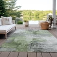 thumbnail image 6 of Addison Rugs Chantille Indoor/Outdoor Transitional Abstract Green Washable Rectangle Rug, 10' x 14', 6 of 6