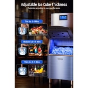 LEACCO 350LBS Capacity Commercial Ice Maker