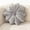 light gray, variant on Flower Pillow Cushion Round Decorative Throw Pillow,for Sofa Bed, Soft Round 15.7 Velvet