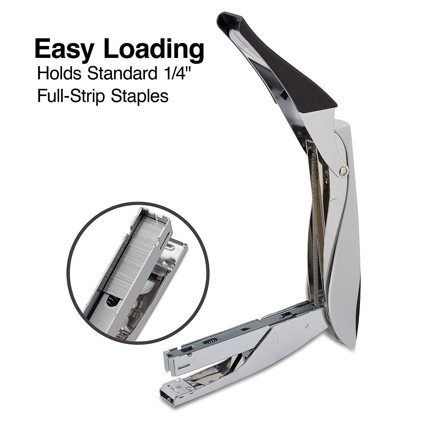 Staples Deluxe Plier Stapler 20 Sheet Capacity Black/Gray 3/Pack ST24546/24546VS