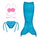 thumbnail image 1 of WILLBEST Trajes de Baño Para Mujer, Conjunto de Traje de Baño Para Niñas, Estampado de 3 Piezas, Traje de Baño Para Niños Pequeños, Playa, Piscina, Traje de Verano, Tela Elástica Cómoda, 1 of 3