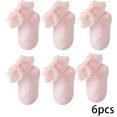 thumbnail image 2 of LYMAYTER 6 Pack ‌Toddler Socks Baby Girl Ruffle Socks for 0-12Y Kids Solid Color Versatile Dance Socks, 2 of 7