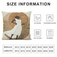 thumbnail image 5 of SHANXI TopXma Girl Black Body Line Art Throw Pillow Cover, Gifts for Women Girls,n Home Bedroom Living 20x20in, 5 of 5