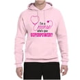 thumbnail image 2 of Wild Bobby, Funny Nurse Whats Your Superpower Nurse Week, Inspirational/Christian, Unisex Graphic Hoodie Sweatshirt, Light Pink, X-Large, 2 of 4