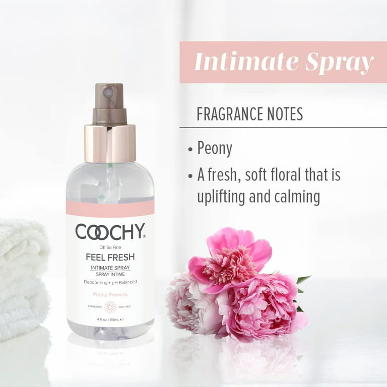 Coochy Intimate Feminine Spray for All Day Fresh Scent & Odor Protection 
