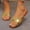 Gold, variant on Eltusu Women Flat Slide Sandals, Non Slip Breathable Summer Open Toe Beach Sandals Shoes Silver Size 8.5