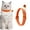 Orange, variant on Adjustable Cat Collar with Bells - Breakaway Safety Collar for Kittens, Reflective Puppy Neckband, Soft Waterproof Collar for Small Dogs (Blue, 19-32cm)