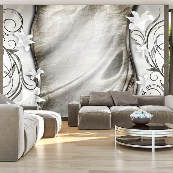 Tiptophomedecor Floral Wallpaper Wall Mural - Nostalgic Peace