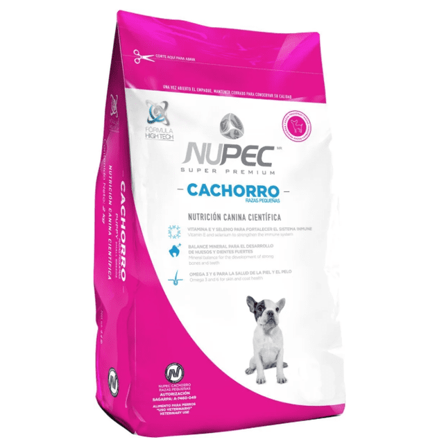 Croquetas Nupec Cachorro Razas Pequeñas 8 Kg