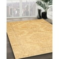 thumbnail image 3 of Ahgly Company Machine Washable Indoor Square Traditional Beer Orange Area Rugs, 5' Square, 3 of 7