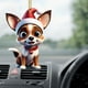 thumbnail image 4 of Adorno colgante de Navidad para perro - Pequeña mochila acrílica para coche y decoración para árbol, casa, pared, regalos, 4 of 6