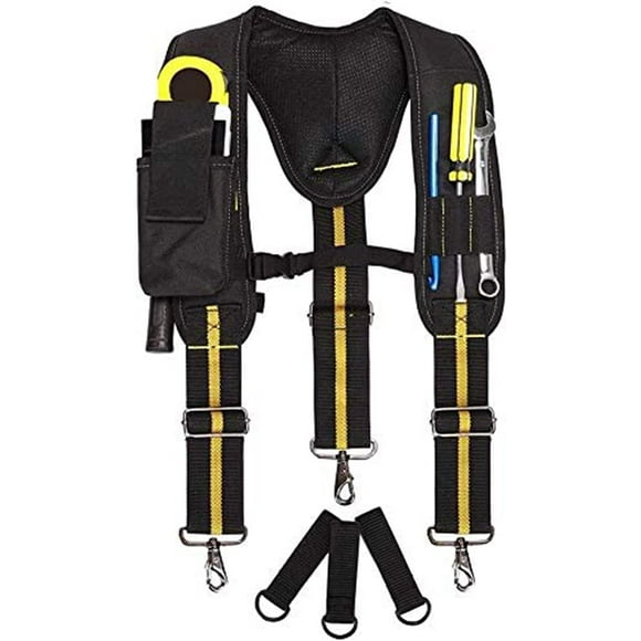 Tool Belt Suspenders, Tool Belts for Men, Heavy Duty Electrician Tool Belts, Y-shape Tool Belt Suspender