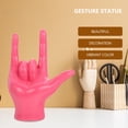 thumbnail image 4 of QUMIIRITY Escultura Decorativa De Mano Rosa En Resina Con Delicado Para, 4 of 8